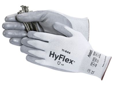 Guante de Kevlar anticorte (nivel C/A2) recubrimiento rugoso de látex  “Power Flex Plus”