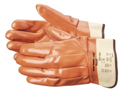 ANE23-191-10 Ansell Size 10 Orange Winter Monkey Grip Cold Weather Gloves