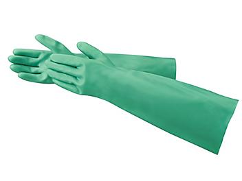 Ansell AlphaTec&reg; Sol-Vex&reg; Chemical Resistant Nitrile Gloves - Extended Cuff, 18", 2XL S-19714-2X