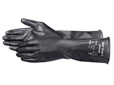 Chemical Resistant Butyl Rubber Gloves - XL S-19727-X - ULINE