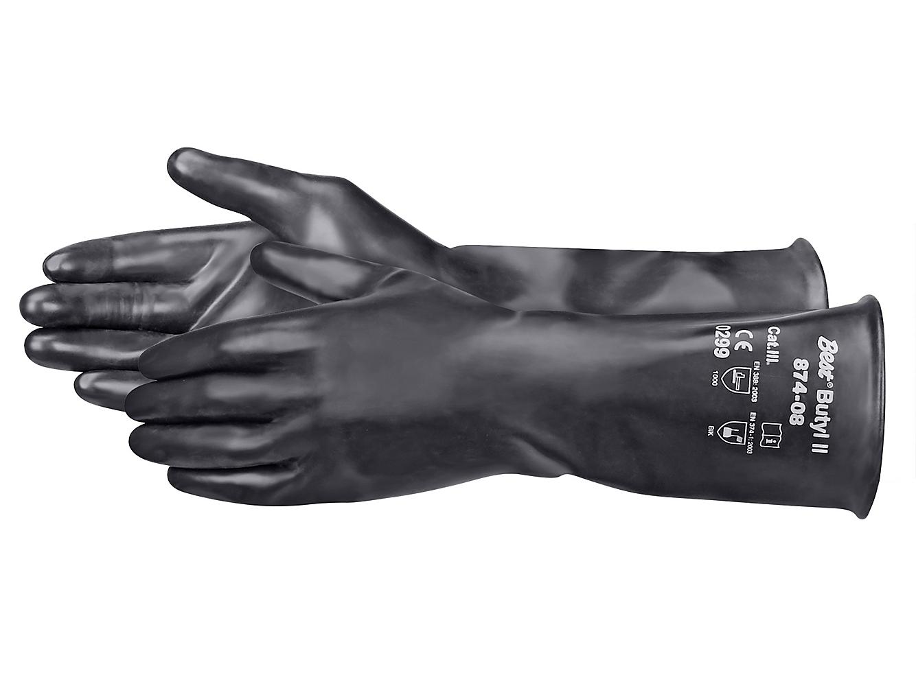 Chemical Butyl Rubber Gloves S-19727 - Uline