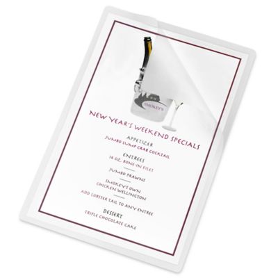 Half Letter Size Laminating Pouches - Glossy, 5 Mil S-19731
