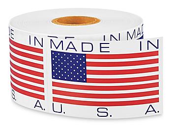 "Made in USA" Label - 2 x 3" S-1974