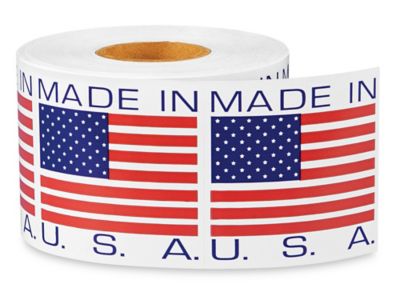 "Made in USA" Label - 4 x 4" S-1975
