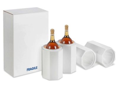 Champagne Bottle Shippers - 1 Bottle Pack S-6717 - Uline