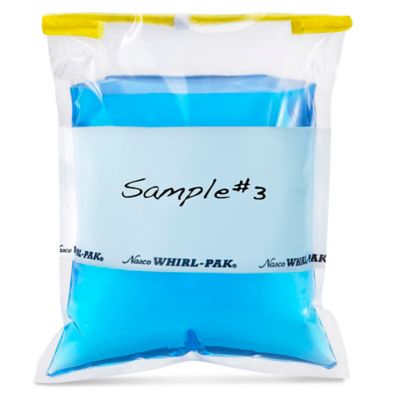 6 x 9" White Block Whirl-Pak&reg; Bags - 24 oz S-19794
