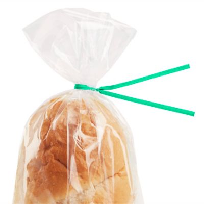 Paper Pre-Cut Twist Ties - 8", Green S-19797G