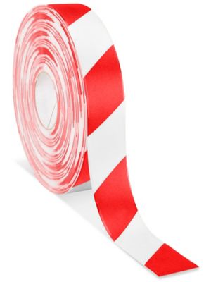 Mighty Line&reg; Deluxe Safety Tape - 2" x 100', Red/White S-19801R/W