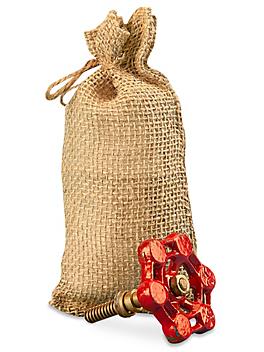 Burlap Bags with Drawstring - 3 x 5" S-19804