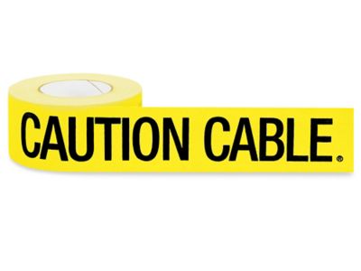 Gaffer's Tape - "Caution Cable", 3" x 50 yds S-19811