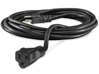All Purpose Extension Cord - 15', Black S-19877BL