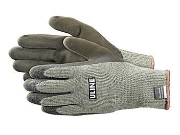 Uline Super Gription&reg; Thermal Latex Coated Gloves - Large S-19884L