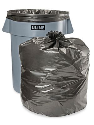 55 Gallon ECO Low Density Black Trash Can Liner
