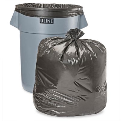 Uline Industrial Trash Liners - 23 Gallon, 1.5 Mil, Clear