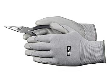 Uline Polyurethane Coated Gloves - Gray, XL S-19889-X