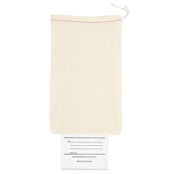Cloth Mailing Bags with Tag - 6 x 10" S-1988