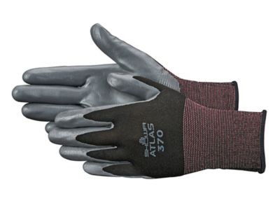 Showa 350L-09 Cut Res Gloves, Nitrile, Gray/Green, L