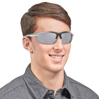 Polar-Ice™ Safety Glasses Silver Mirror S-19902SIL Uline