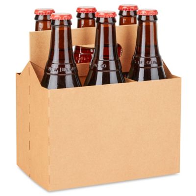 Carton de transport pour 3 bouteilles de bière épaisses avec