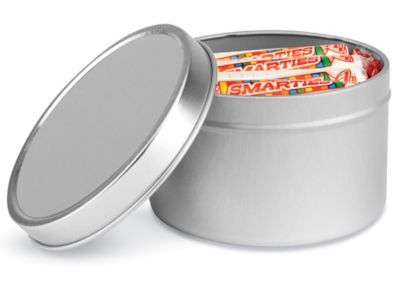 Tins 10 Oz Deep Tin Cans Steel Tin Cans | Quantity: 24 by Paper Mart