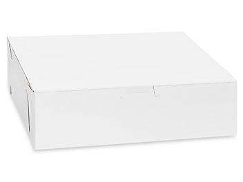 Cake Boxes - 9 x 9 x 2 1/2", White S-19921