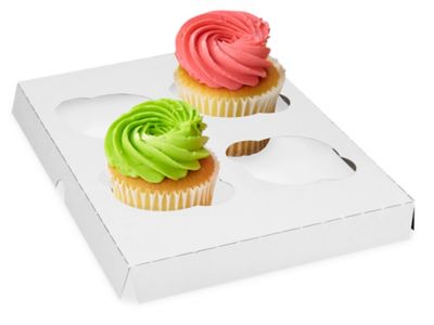 Four Cupcake Insert - 7 7/8 x 7 7/8 x 7/8" S-19923