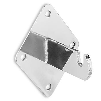 Wall Mount Bracket for Gridwall Panel - Chrome S-19930C