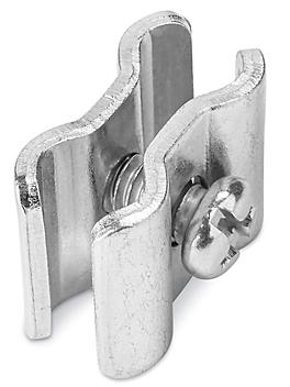 Gridwall Connector Clips - Chrome S-19931C