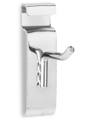 Peg Hooks for Gridwall - 2", Chrome S-19932C