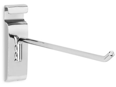 Peg Hooks for Gridwall - 8", Chrome S-19935C