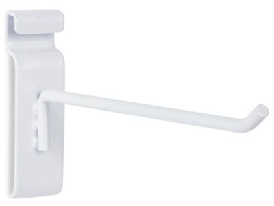 Peg Hooks for Gridwall - 8", White S-19935W