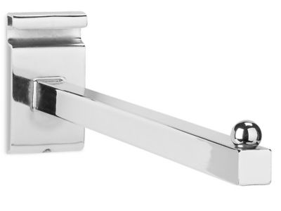 Straight Faceout for Gridwall - 12", Chrome S-19940C