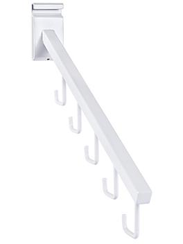 5 J-Hook Waterfall for Gridwall - 16", White S-19942W