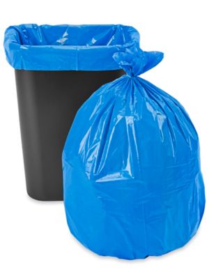 Trash Liners - 12-16 Gallon, Blue S-19943BLU