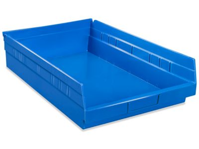 Plastic Shelf Bins - 11 x 18 x 4"