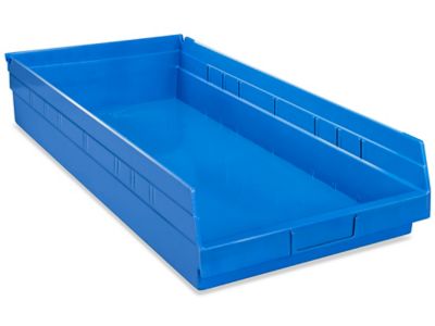  Plastic Shelf Bins - 11 x 24 x 4"