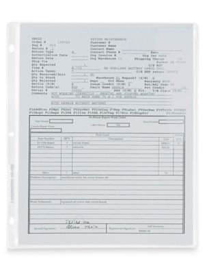 3-Ring Vinyl Envelopes - 8 1/2 x 11" S-19947