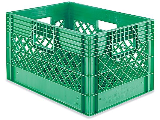 Storage Crates GREEN Milk Crate 