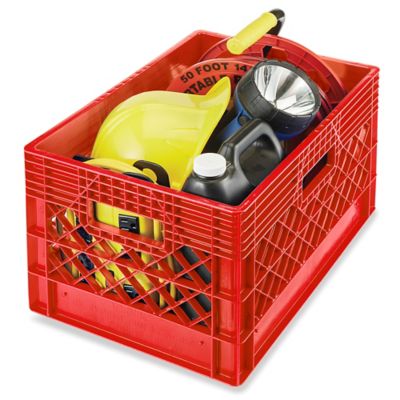 Milk Crates, Plastic Crates, Plastic Milk Crates in Stock - ULINE