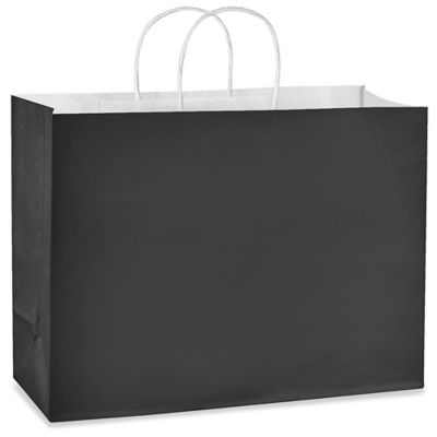  Deluxe Tinted Color Shopping Bags - 16 x 6 x 12", Vogue