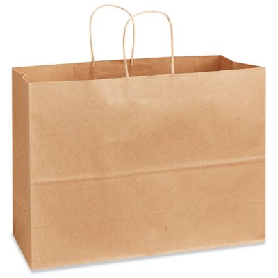 Recycled Paper Shopping Bags - 16 x 6 x 12, Vogue