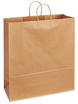 Recycled Paper Shopping Bags - 16 x 6 x 19 1/4", Queen S-19977