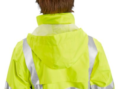 Ergodyne GloWear 8366 4XL Lime Lightweight Hi-Vis Rain Jacket