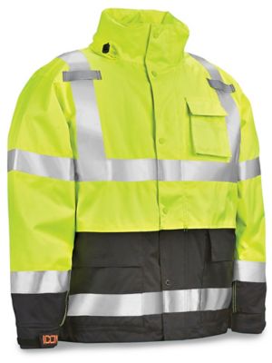  Class 3 Hi-Vis Heavy Duty Rain Jacket