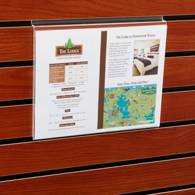 Slatwall Sign Holder - 11 x 8 1/2
