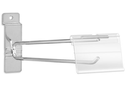Scanner Hooks for Slatwall 8", Chrome S19991C Uline