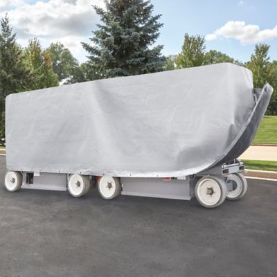 Heavy Duty Woven Poly Tarp - Silver/Black, 40 x 60' S-19994 - ULINE
