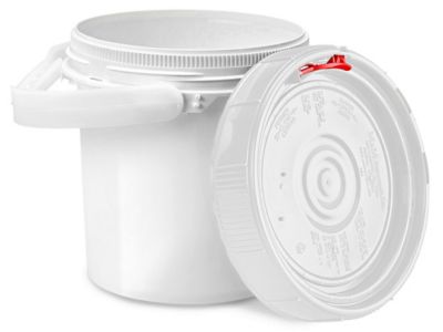 1 Gallon Poly Pail (Screw Top Lid)