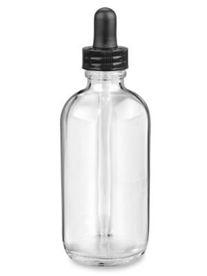 Glass Dropper Bottles - 4 oz S-20039 - Uline