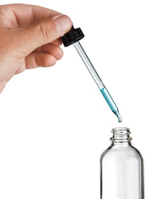 Clear Glass Derma Bottle